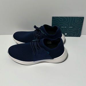 Vessi Everyday Classic Sneaker Marine Blue Size W10 Brand New